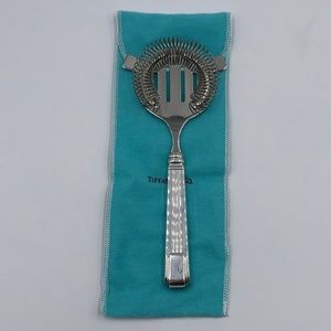 NWT Tiffany Sterling Silver Ice/Cocktail Strainer
